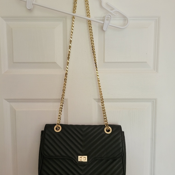 STEVE MADDEN black quilted purse - Picture 3 of 6